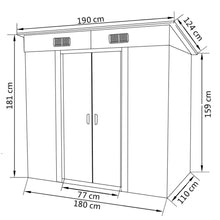 Load image into Gallery viewer, GP Garden Shed Grey Metal