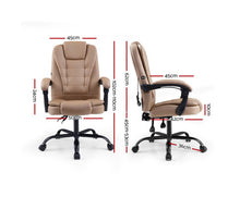 Load image into Gallery viewer, Latest Massage Office Chair PU Leather Recliner Computer Gaming Chairs Espresso