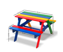 Load image into Gallery viewer, Keezi Kids Wooden Picnic Bench Set