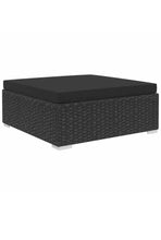 Load image into Gallery viewer, Fermoy Outdoor Furniture Lounge Set 8 Seater Full Black