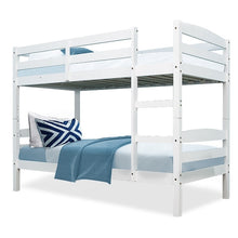 Load image into Gallery viewer, Kingston Slumber Single Bunk Bed Frame Wooden Kids Timber Loft Bedroom Furniture