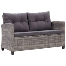 Load image into Gallery viewer, Brighton 6 Piece Garden Sofa Set with Cushions Poly Rattan Dark Grey