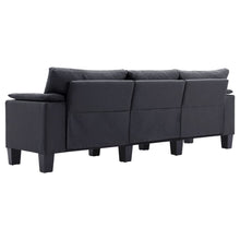 Load image into Gallery viewer, League 3Seater Sofa Dark Grey Fabric