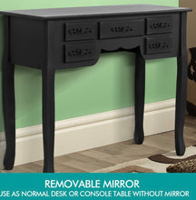 Load image into Gallery viewer, Levede Dressing Table&Stool 3 Mirror Jewellery Cabinet 7 Drawer Makeup Organiser