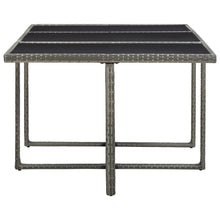 Load image into Gallery viewer, Roger 11 Piece Outdoor Dining Set with Cushions Poly Rattan Grey