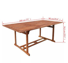 Load image into Gallery viewer, Outdoor Dining Set 17 Piece Poly Rattan Black Garden Patio Furniture