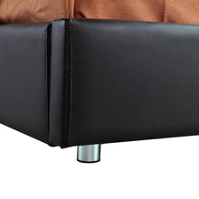 Load image into Gallery viewer, Garcia Chesterfield Leather Bed Black