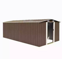Load image into Gallery viewer, Garden Shed Metal Tool Storage Workshop multi colour size 257x597x178 cm