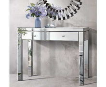 Load image into Gallery viewer, Mirrored Furniture Dressing Console Hallway Hall Table Sidebaord Drawers