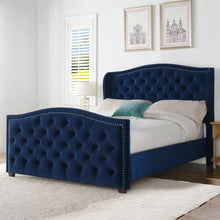 Load image into Gallery viewer, Klass Modern Tufted Upholstered Standard Bed