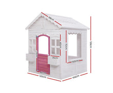 Load image into Gallery viewer, Kids Cubby House Wooden Outdoor Childrens Gift Pretend Play Set