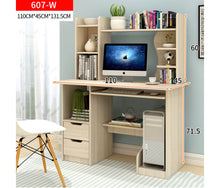 Load image into Gallery viewer, Expert Computer Desk Workstation with Shelf & Cabinet (White Oak)