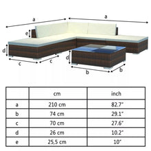 Load image into Gallery viewer, Dona Brown Outdoor Lounge set