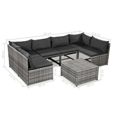 Load image into Gallery viewer, Nina Oudoor Lounge Set With Coffee Table