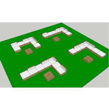 Load image into Gallery viewer, Multi Shape Outdoor Lounge Set