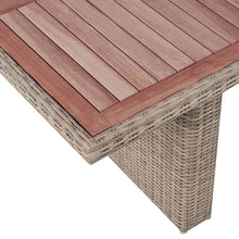 Load image into Gallery viewer, Natural Color 6 Seater Stylish Outdoor Setting