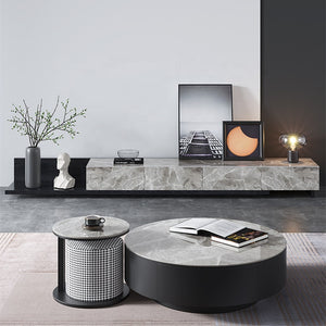 C11 Exquisite Marble Tv Unit
