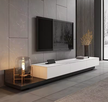Load image into Gallery viewer, E86 Modern White and Black Entertainment Unit
