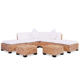 Gaddis Poly Rattan L Shape Lounge