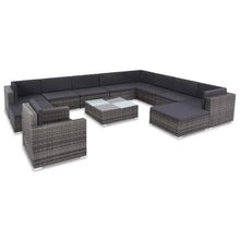 Load image into Gallery viewer, Jake 11 Seater Outdoor Sofa Set with Coffee Table
