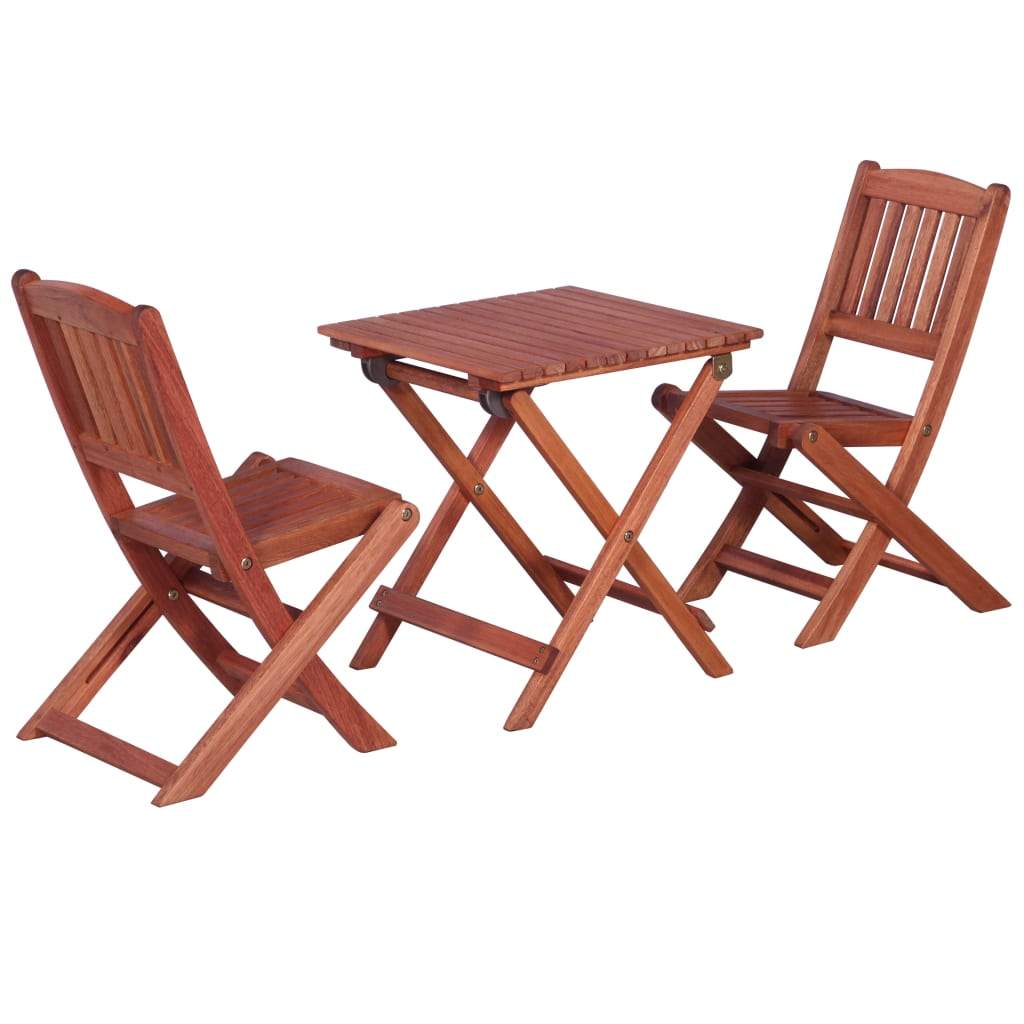 Santos 3 piece Outdoor Solid wood set