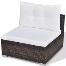 Load image into Gallery viewer, Pearce 10 Peices Garden Lounge Brown

