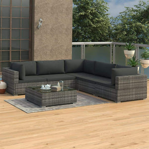 Alcona Grey Outdoor 6 Pieces Set