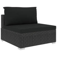 Load image into Gallery viewer, All Black Outdoor 6 Pieces  Lounge

