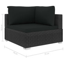 Load image into Gallery viewer, Marcel All Black Luxury Outdoor Lounge
