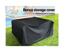 Load image into Gallery viewer, Fareeha Outdoor Light Brown Lounge with Cover
