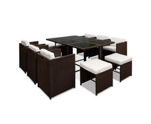 Load image into Gallery viewer, Townsend 11pc Outdoor Dining Set Brown

