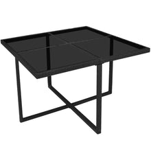 Load image into Gallery viewer, Modern Black 8 Seater Outdoor Dining Set
