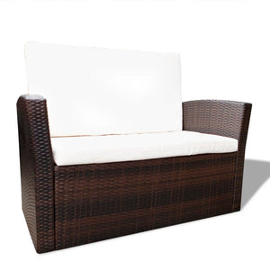 Fasoona Outdoor Setting Brown