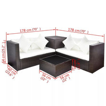 Load image into Gallery viewer, Modern outdoor sofa set

