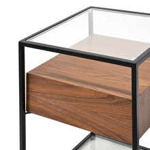 Load image into Gallery viewer, Norman Scandinavian Side Table - Walnut
