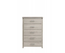 Load image into Gallery viewer, Telford 5 Chest Of Drawers Tallboy In White Oak
