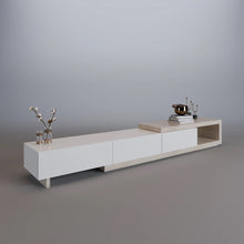 Load image into Gallery viewer, C550 Expandable Modern Wooden Tv Entertainment Unit
