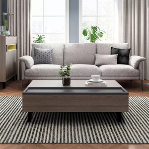 Lift Top Modern Designer Wooden Coffee Table Set