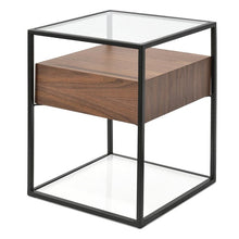 Load image into Gallery viewer, Norman Scandinavian Side Table - Walnut
