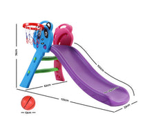 Load image into Gallery viewer, Marvel Kids Slide with Basketball Hoop Outdoor Indoor Playground Toddler Play
