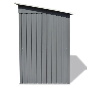GP Garden Shed Grey Metal