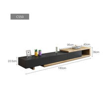 Load image into Gallery viewer, Long Size Extendable Modern Entertainment Unit
