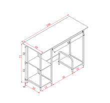 Load image into Gallery viewer, Workstation Laptop Computer Desk Table Storage Student Home Study Office Work
