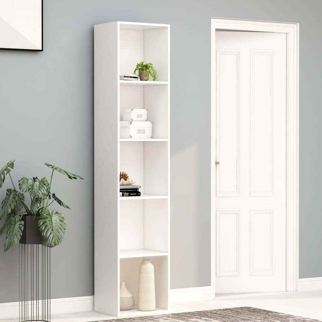 Lexington Book Cabinet White 40x30x189 cm Chipboard