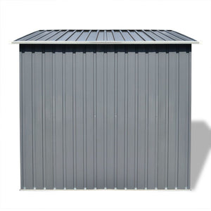 GP Garden Shed Grey Metal