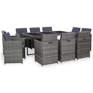 Luxury 10 Seater 11 Piece Outdoor Dining Set