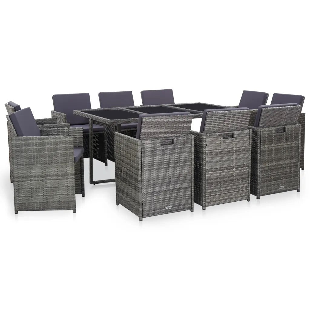 Luxury 10 Seater 11 Piece Outdoor Dining Set