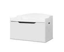 Load image into Gallery viewer, Karson Toy Box Storage Cabinet Chest Blanket Children Clothes Organiser White
