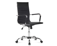 Load image into Gallery viewer, Eames Replica Office Chair Executive High Back Seating PU Leather Black
