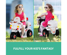 Load image into Gallery viewer, Kids Ride On Motorbike Motorcycle Car Toys White

